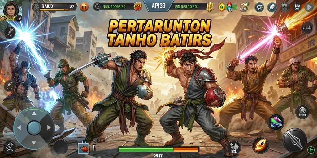 Tampilan gameplay API33 yang mendebarkan dan penuh aksi.