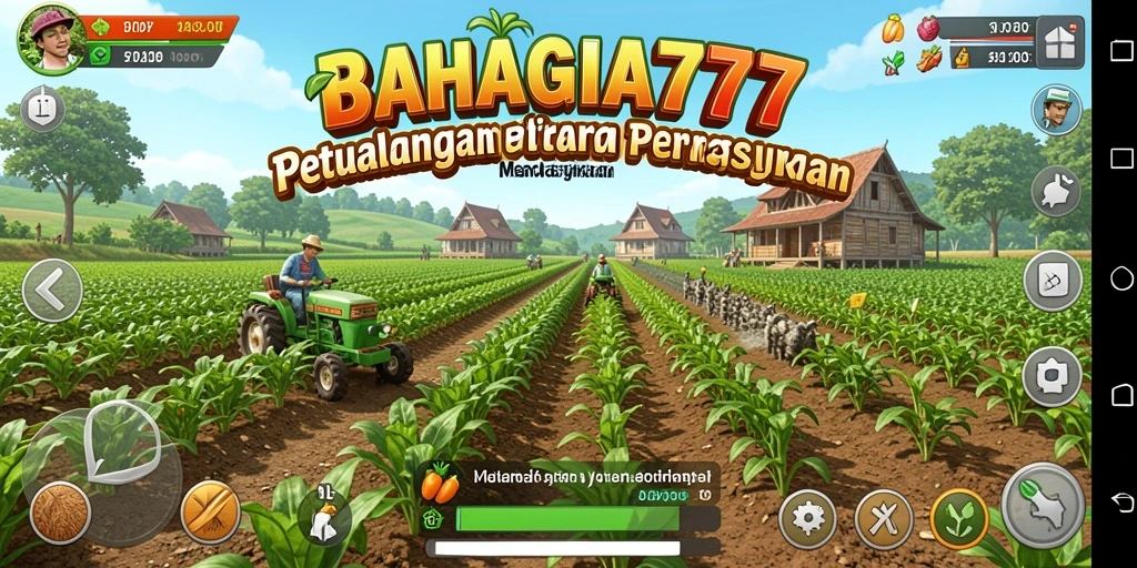 Tampilan gameplay BAHAGIA777 menunjukkan keindahan pertanian yang menawan.