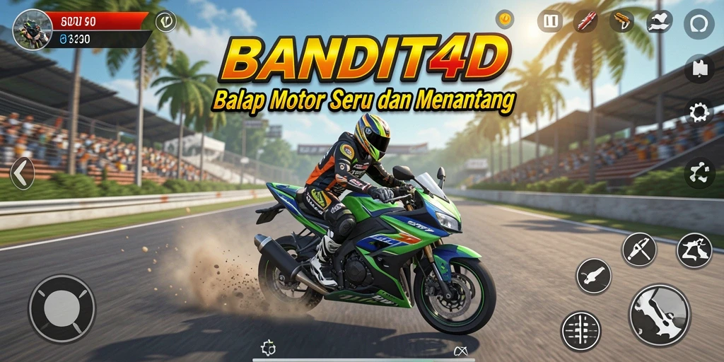 Tampilan gameplay BANDIT4D yang seru dan mendebarkan