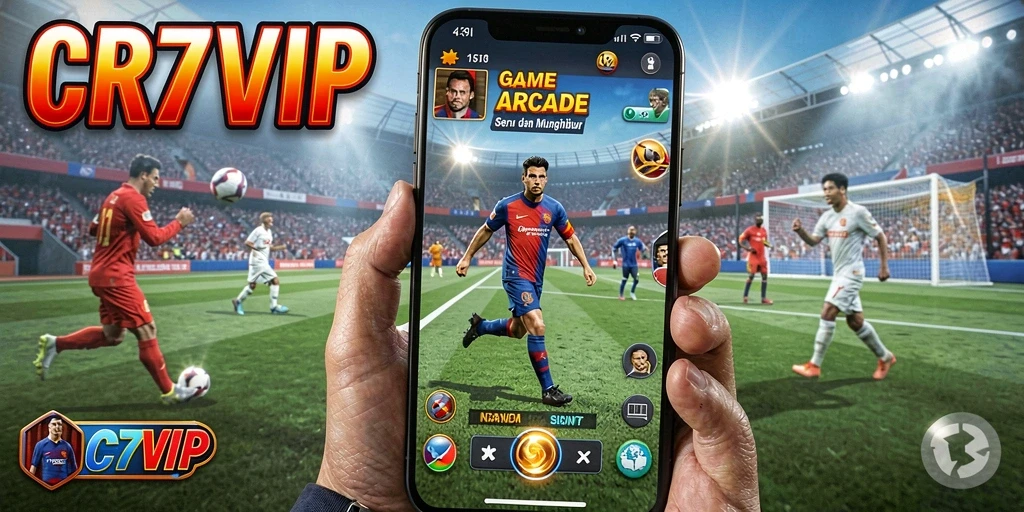 Tangkapan layar gameplay seru dari CR7VIP yang menampilkan aksi menarik.