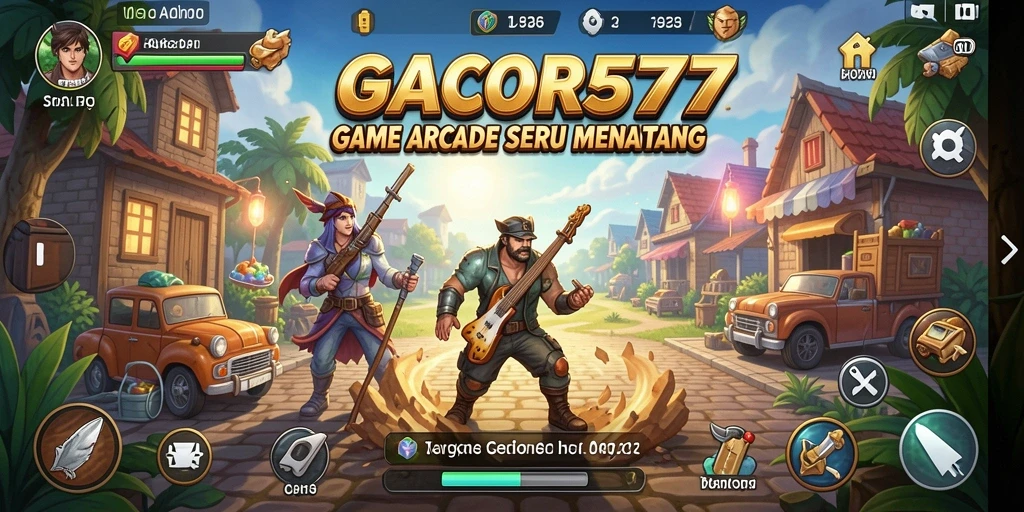 Screenshot GACOR577 menampilkan gameplay Arcade yang seru dan mengasyikkan.