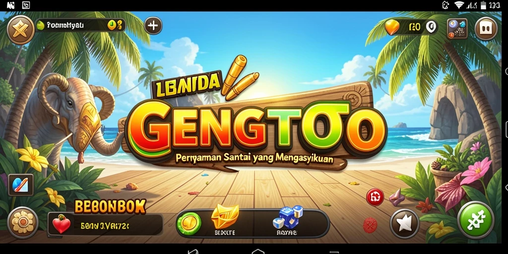 Tampilan gameplay GENGTOTO yang seru dan penuh warna.