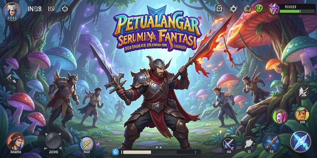 Tangkapan layar menunjukkan petualangan menegangkan dalam IN88.