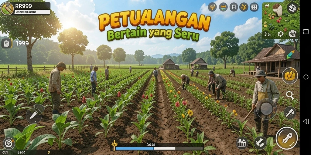 Tampilan gameplay yang seru dan mengasyikkan di RR999.